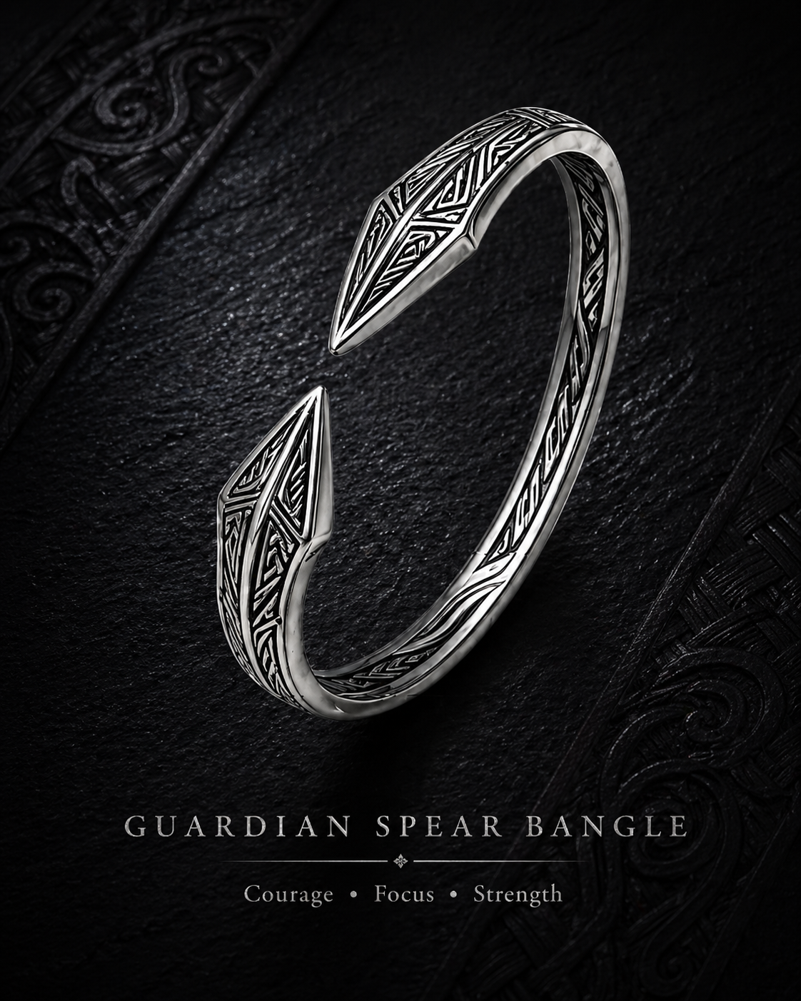 Maori Warrior GUARDIAN SPEAR BANGLE