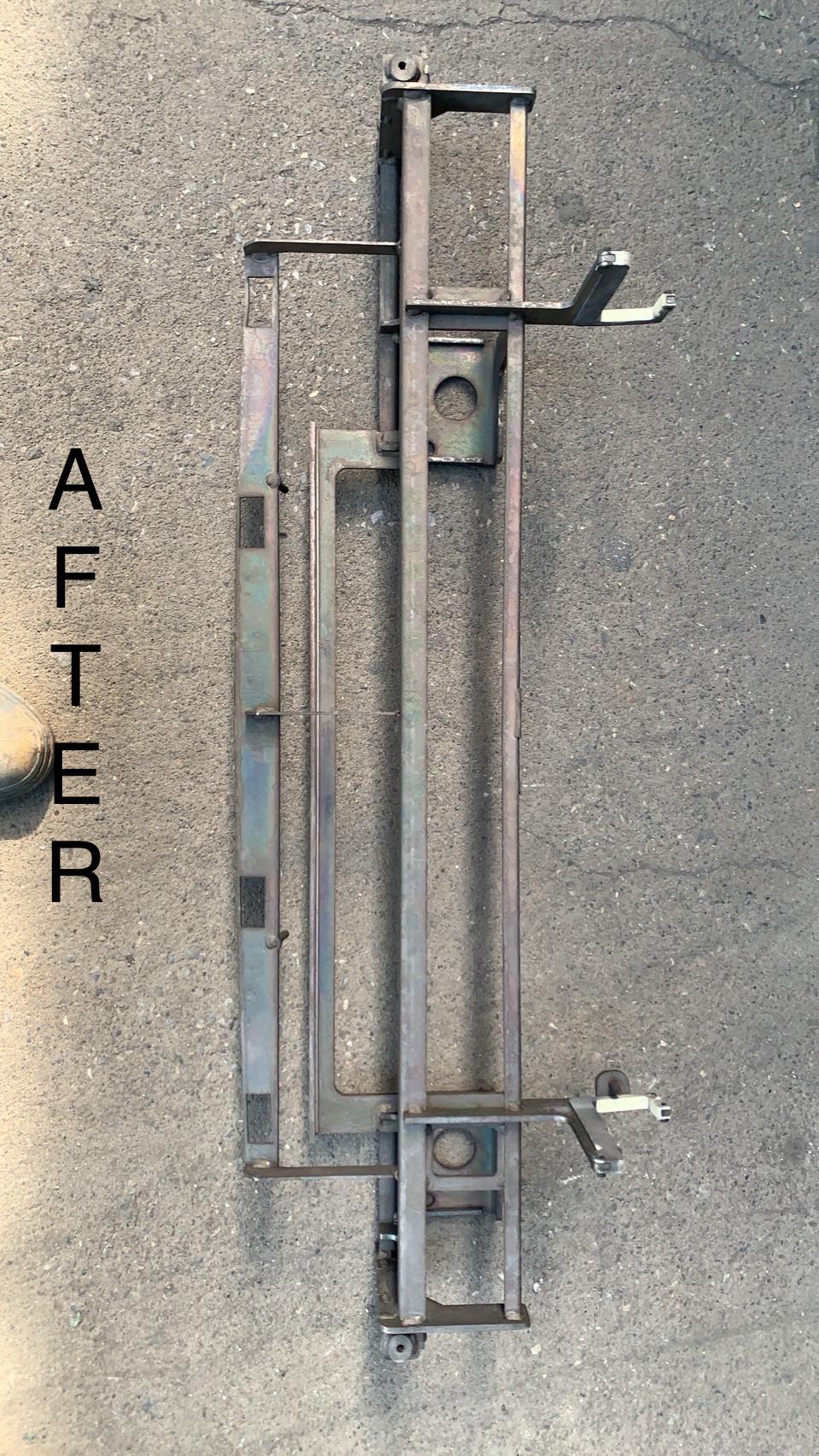 Iron products (Fe) rust removal
