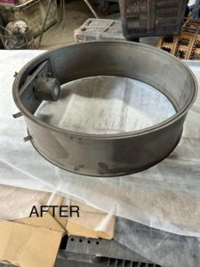Iron (Fe) product peeling